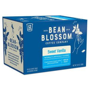 Bean Blossom™ Sweet Vanilla Single Cup Coffee Pods- 24