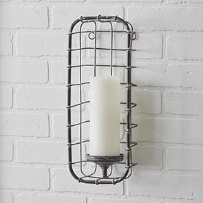 Metal Cage Sconce