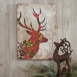 Holiday Reindeer Print