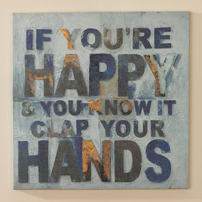 If you are Happy Canvas Print