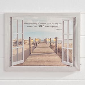 Name of the Lord LED Canvas Print
