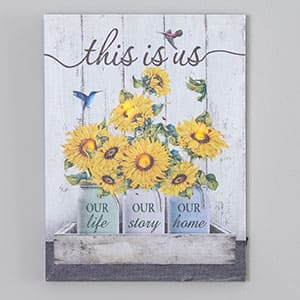 This is Us LED Canvas Print