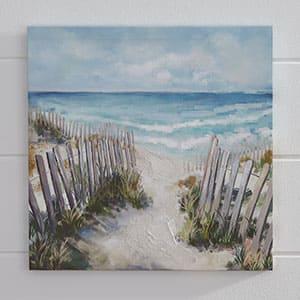 Beach Access Canvas Print