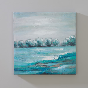 Blue Landscape Canvas Print