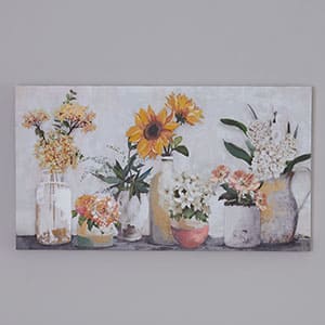 Widow Ledge Flowers Canvas Print