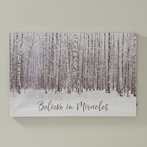 Believe in Miracles LED Print