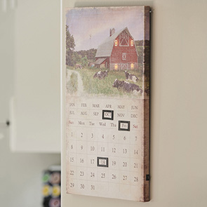 Barn LED Calendar