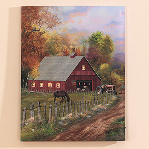 Fall Pasture LED Canvas Print
