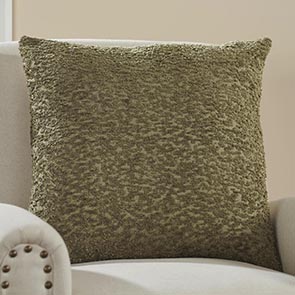 Nubby Pillow Cover, Olive