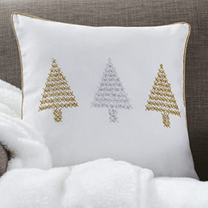 Triple Tree Pillow Cover
