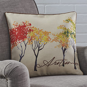 Autumn Trees 18" Pillow Cover