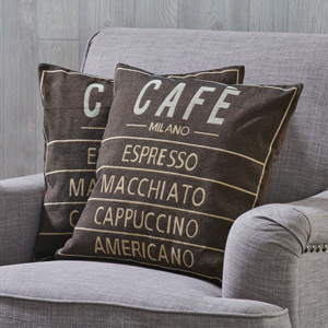 Cafe Pillow Cover