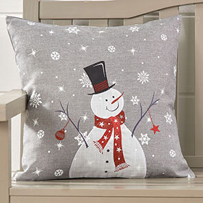 Snowman Pillow Cover 