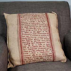 Ancient Script Pillow