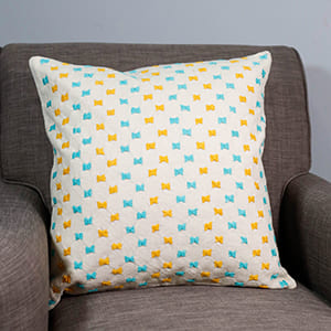 Bowties 20" Pillow Cover