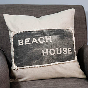 Beach House Pillow Cover