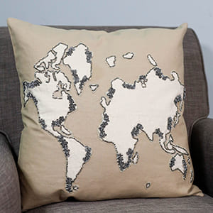 Maps Pillow Cover