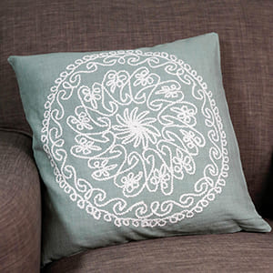Pinwheel Circle Pillow Cover
