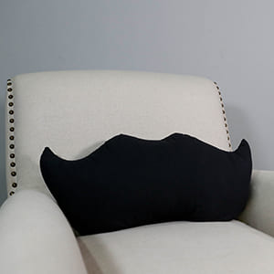 Moustache 21"x11" Pillow