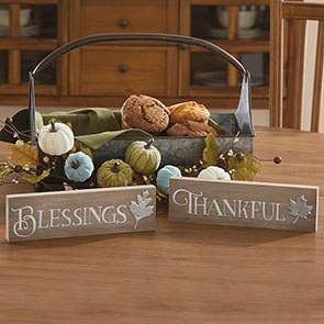 Thankful Blessings Sign Set 